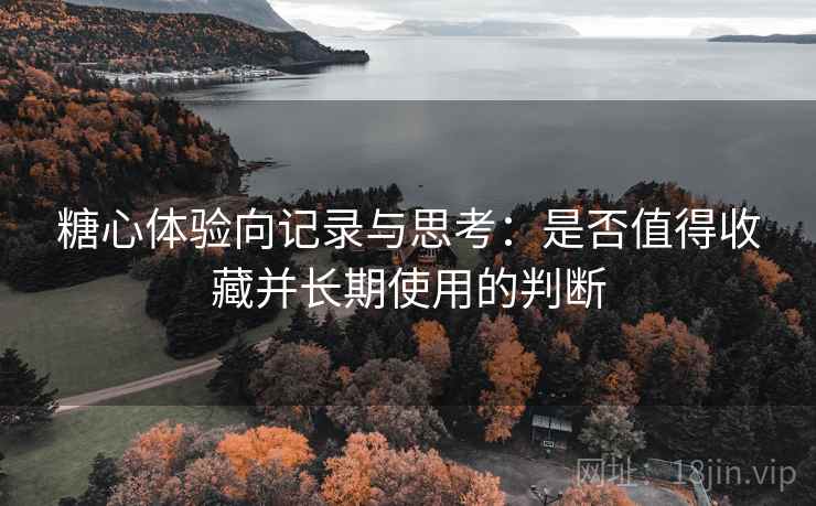糖心体验向记录与思考：是否值得收藏并长期使用的判断