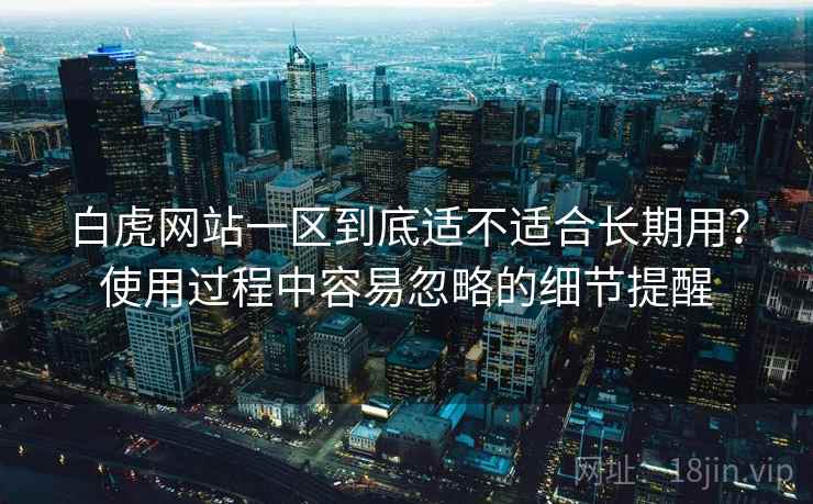 白虎网站一区到底适不适合长期用?使用过程中容易忽略的细节提醒