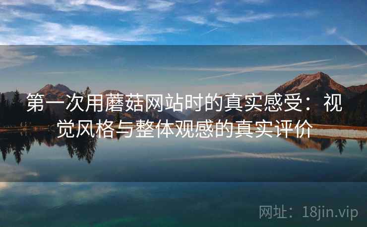 第一次用蘑菇网站时的真实感受：视觉风格与整体观感的真实评价