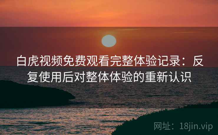 白虎视频免费观看完整体验记录：反复使用后对整体体验的重新认识