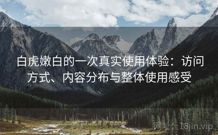 白虎嫩白的一次真实使用体验:访问方式、内容分布与整体使用感受