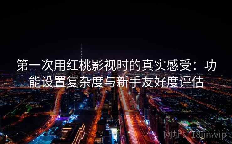 第一次用红桃影视时的真实感受:功能设置复杂度与新手友好度评估