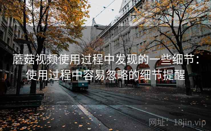 蘑菇视频使用过程中发现的一些细节:使用过程中容易忽略的细节提醒