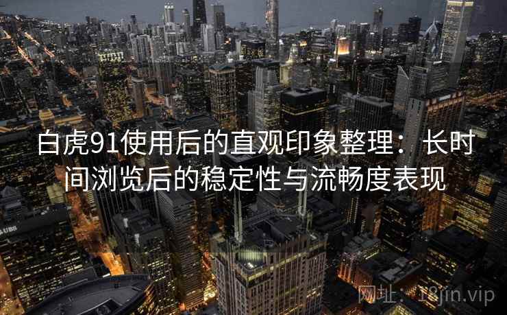 白虎91使用后的直观印象整理:长时间浏览后的稳定性与流畅度表现
